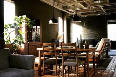 Interior that makes the room look spacious