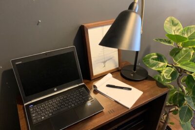 Comfortable space of Work from home.