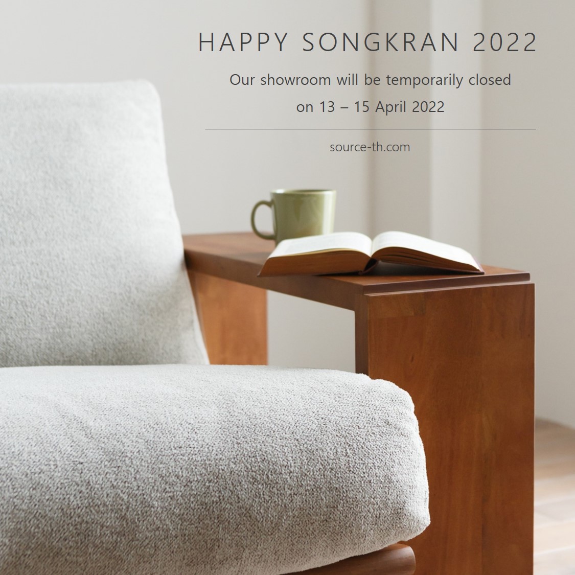 Notice of Songkran holiday