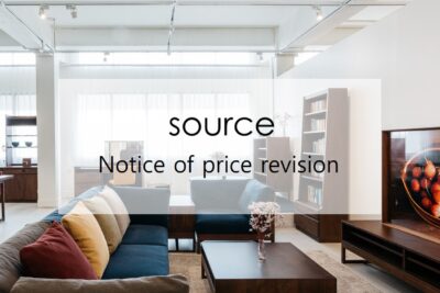 Notice of price revision