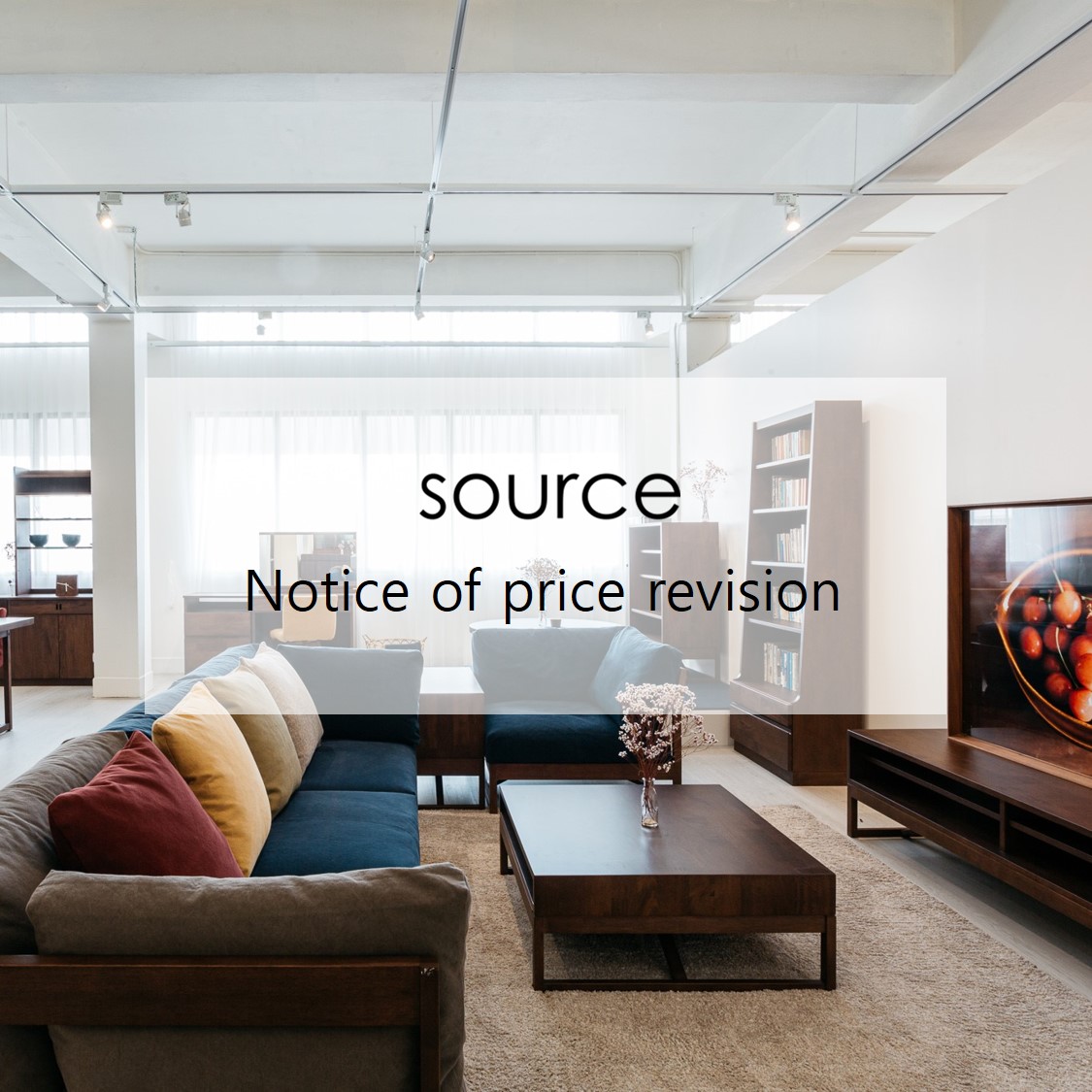 Notice of price revision