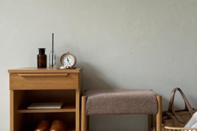 Night table at the entrance