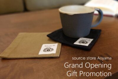 Gift promotion! Commemorating the openinig source store Aoyama