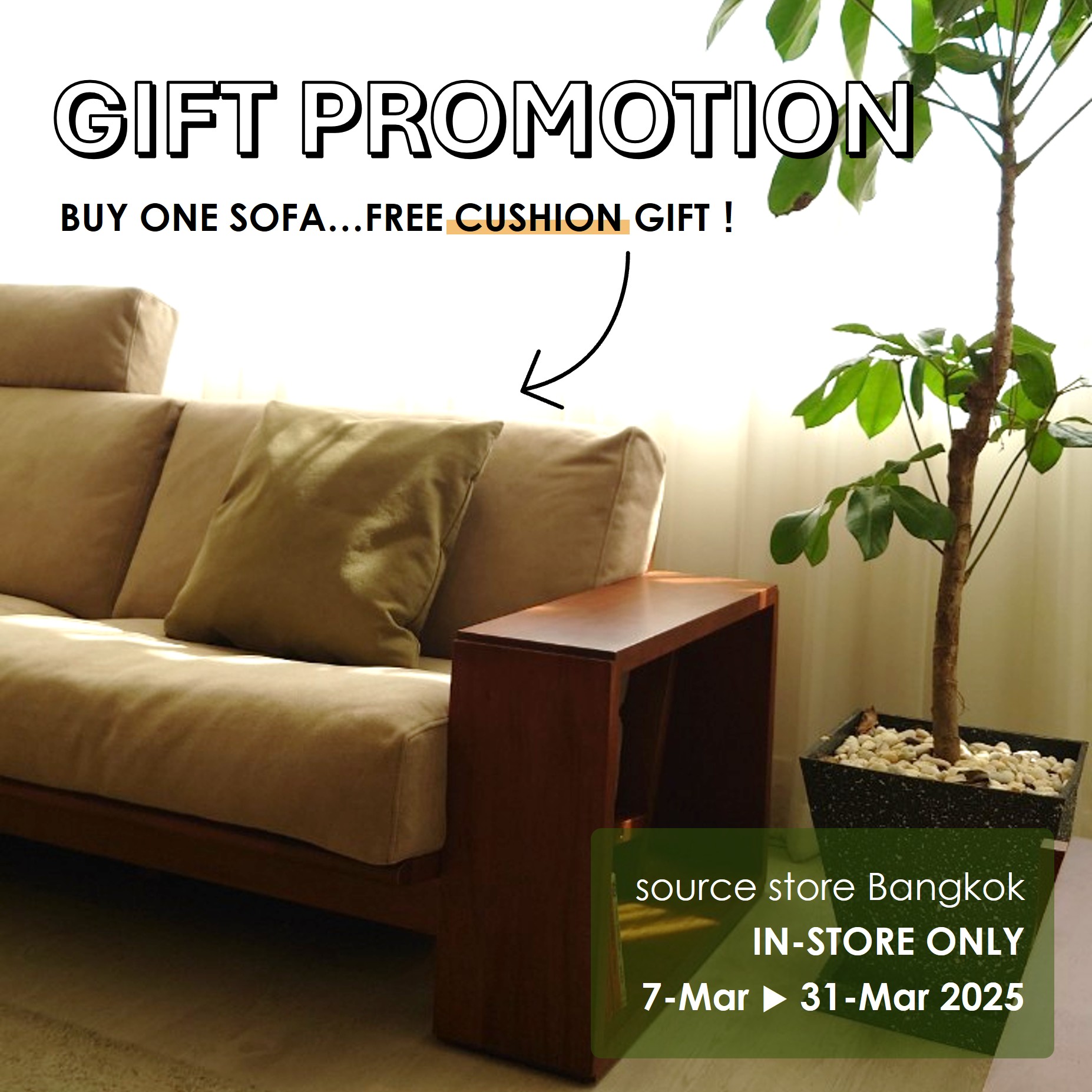 Gift Cushion Promotion!